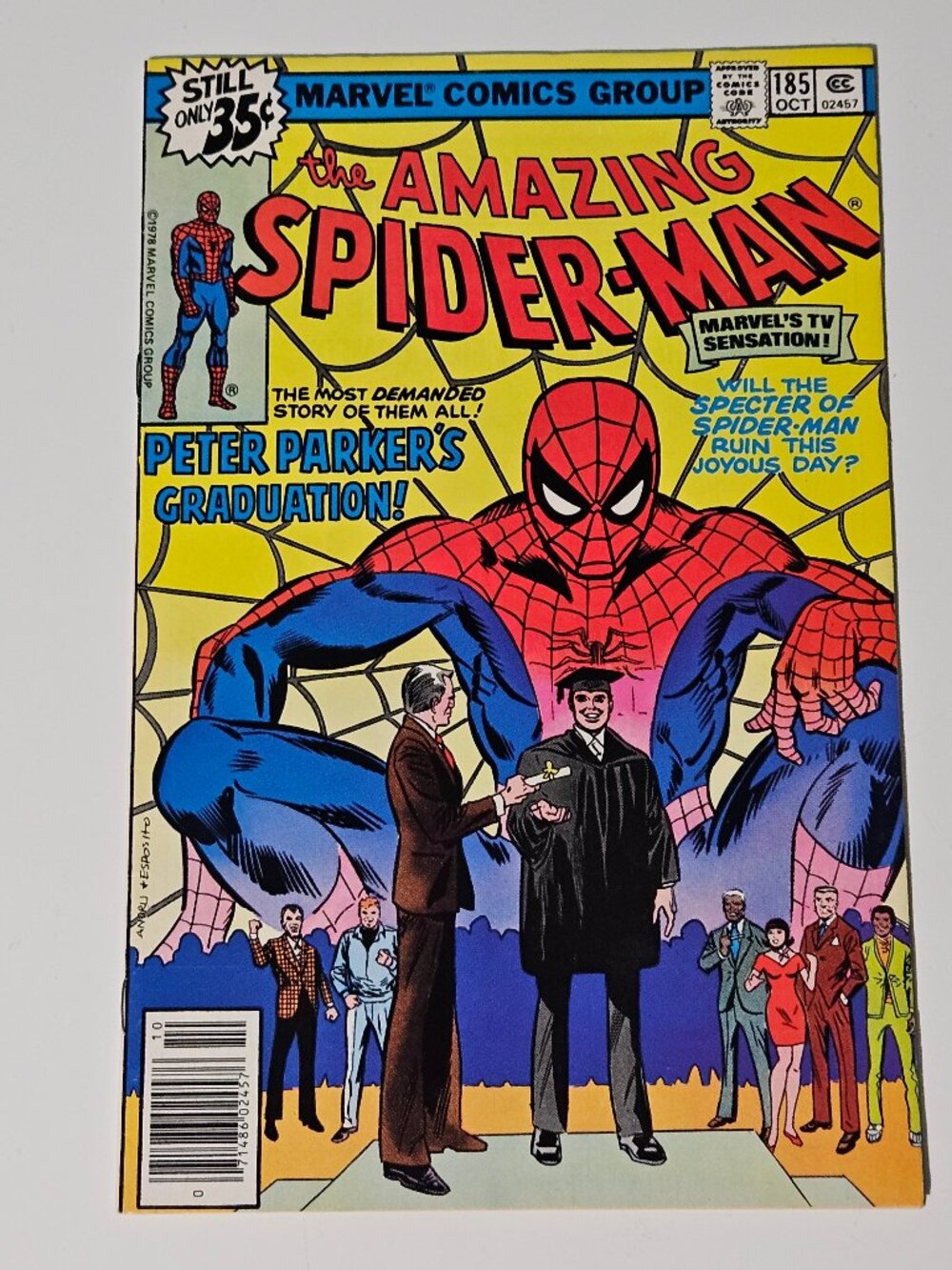 Amazing Spider-Man #185 (Marvel Comics, 1978) Peter Parker's Graduation